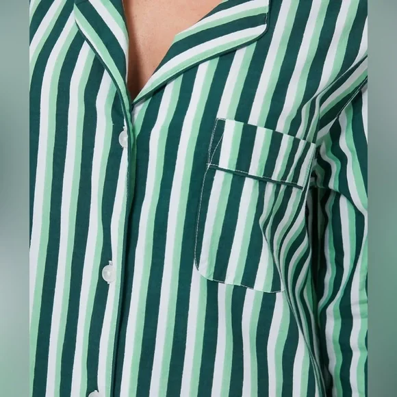 Tuckernuck Spearmint Stripe Nightshirt NWT - Picture 5 of 7